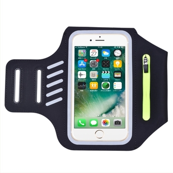 Narukvica za telefon za trčanje i biciklizam - unisex, poliester, s otisnutim logom, za vanjske sportove