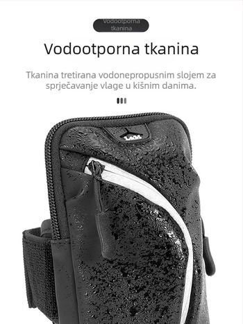 Unisex torbica za ruku za telefon za trčanje - Oxford tkanina, poliester podstava, prozračna, ultra lagana, vanjski sportovi