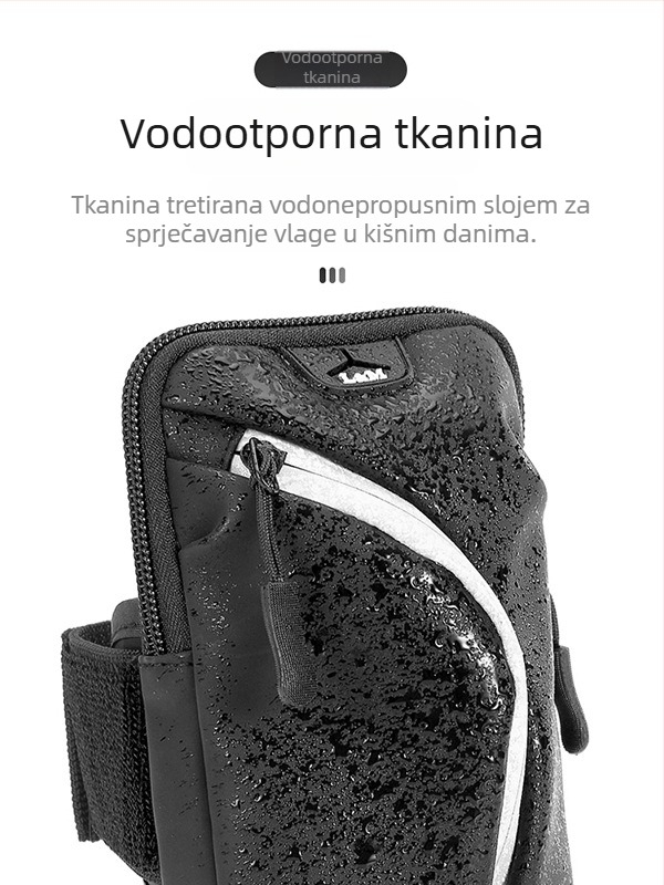 Unisex torbica za ruku za telefon za trčanje - Oxford tkanina, poliester podstava, prozračna, ultra lagana, vanjski sportovi