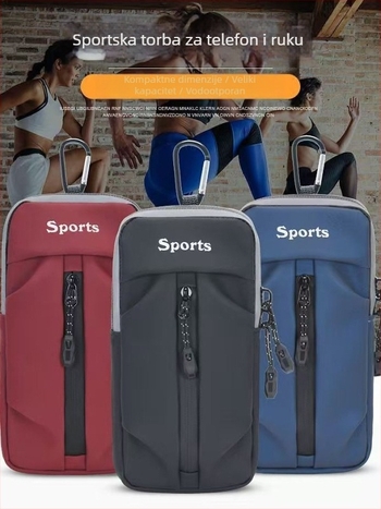 Unisex torba za rame za vanjske sportove, ultra lagana, poliester materijal, podstava poliester, s kukom.