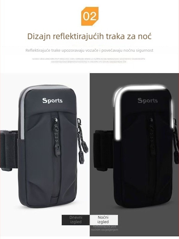Unisex torba za rame za vanjske sportove, ultra lagana, poliester materijal, podstava poliester, s kukom.