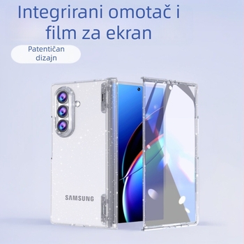 Zaštitno kućište za Samsung Galaxy Fold7, PP materijal, kožni završni sloj, protuklizno, otporno na pad, akrilna tekstura