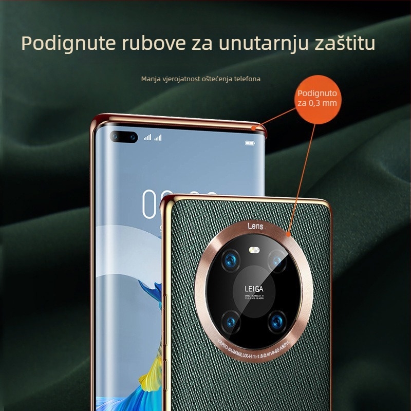 Kućište Huawei Mate40 — tvrdi kućište, mat PC površina, odvodi toplinu, otpornost na habanje, zaštita od pada