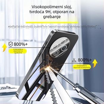 Maska za telefon VIVO s zaštitom leće, elektroplatirani ogledni završni sloj, PC materijal, protuklizna, otpornost na prašinu, otpornost na pad