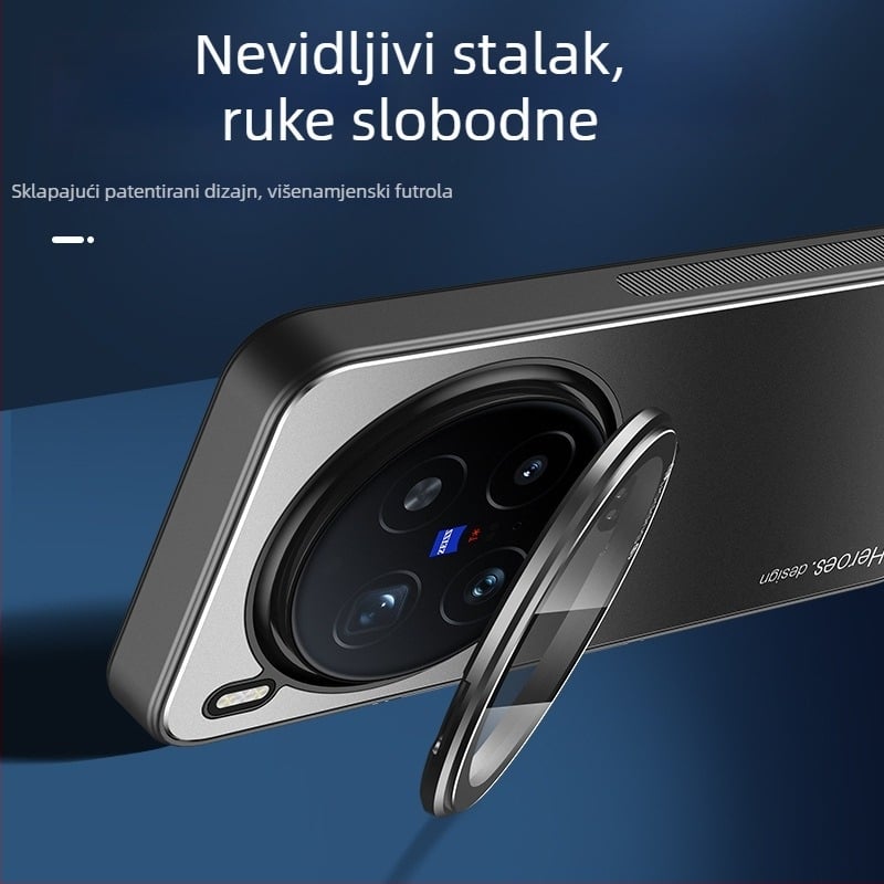 Kućište za Vivo X300 Pro s mat završnom obradom, izrađeno od akrila s elektroplatiranjem, zaštita od pada