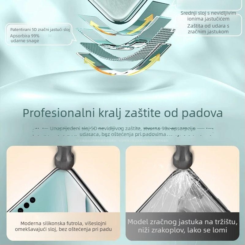 Murdinger silikonska maska za Huawei Mate60 Pro – potpuna zaštita, otporna na padove, površina premazana sprejem