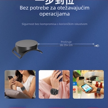 Torba za ruku za telefon s magnetskim držačem i rotirajućim zglobnim trakama — unisex, za outdoor trčanje