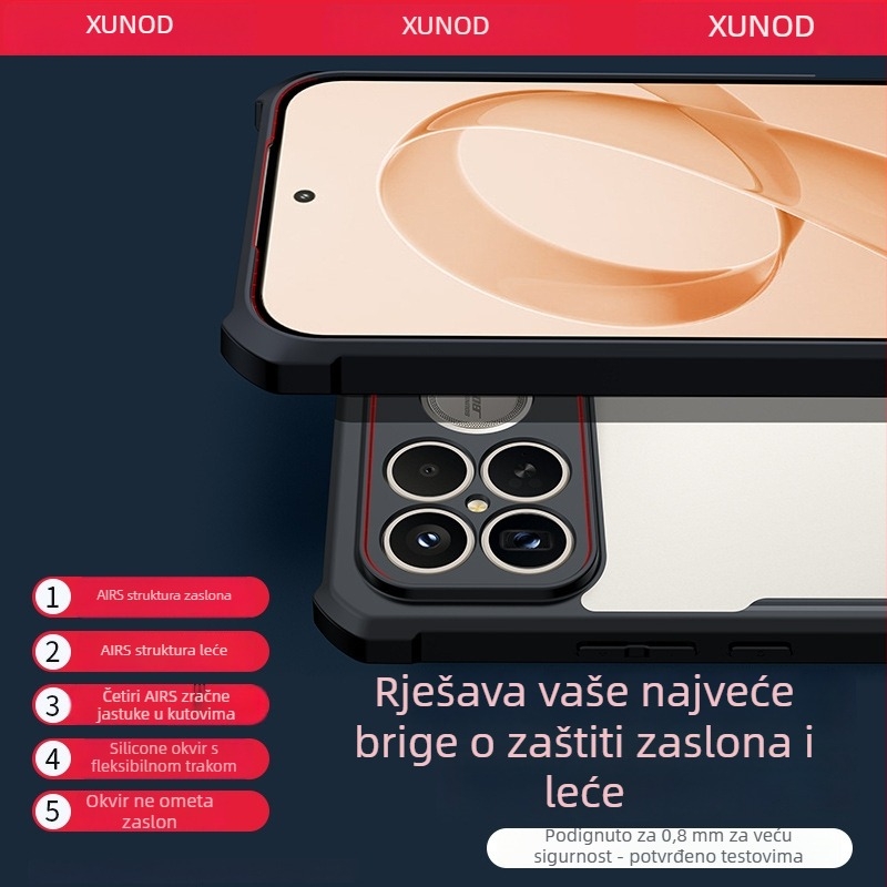 Xundd kućište Redmi K90 Pro Max, Champion Edition, TPU+PC, otporno na udarce, odvodi toplinu, otpornost na pad, minimalistički dizajn