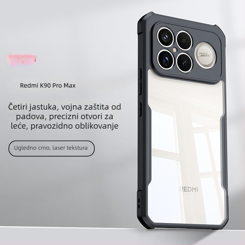 Xundd kućište Redmi K90 Pro Max, Champion Edition, TPU+PC, otporno na udarce, odvodi toplinu, otpornost na pad, minimalistički dizajn