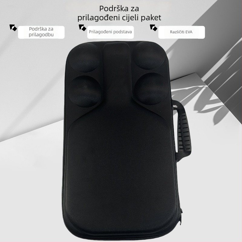 Yunmu EVA tvrda torba za pohranu reketa za stolni tenis s tiskom logotipa, Zhejiang, sportska dodatna oprema