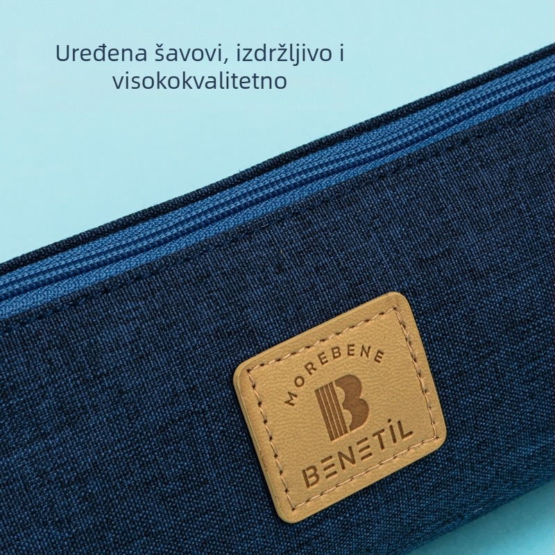 Torbica za olovke Deli – Oxford materijal, ležerni stil, opća namjena, bez IP autorizacije