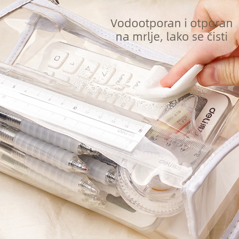Li cao TPU prozirna pernica za olovke, ležernog stila, opća namjena, 1 kom