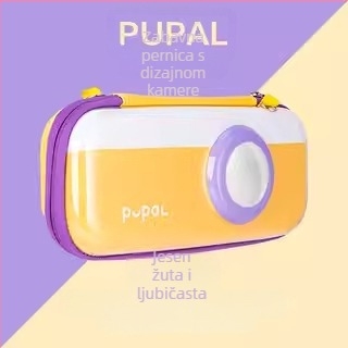 EVA pernica s dizajnom zabavne kamere – višenamjenski školski pribor za učenike od 1. do 6. razreda