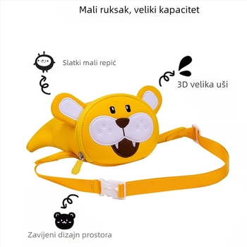 Dječji ruksak za vrtić s motivom zeca, prozračan, lagan diving cloth materijal, podstava od najlona, unisex