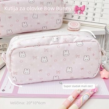 Cloud Diary Platnena Torbica za Olovke – Slatki Stil, Univerzalni Spol, Torba za Kancelarijske Potrepštine
