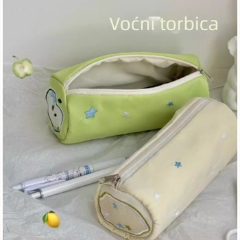 Pernica za učenike s vezom, velika kapaciteta, stolna kutija za uredske potrepštine