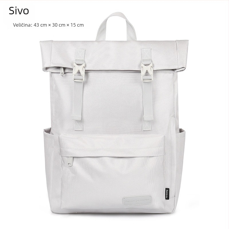 Putnički ruksak s pretincem za laptop — unisex stil, poliester, pogodan za slobodno vrijeme putovanja, brend Bansusu