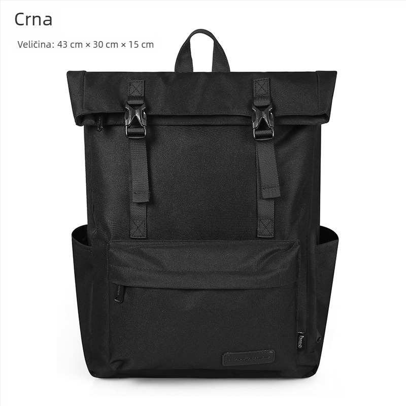Putnički ruksak s pretincem za laptop — unisex stil, poliester, pogodan za slobodno vrijeme putovanja, brend Bansusu