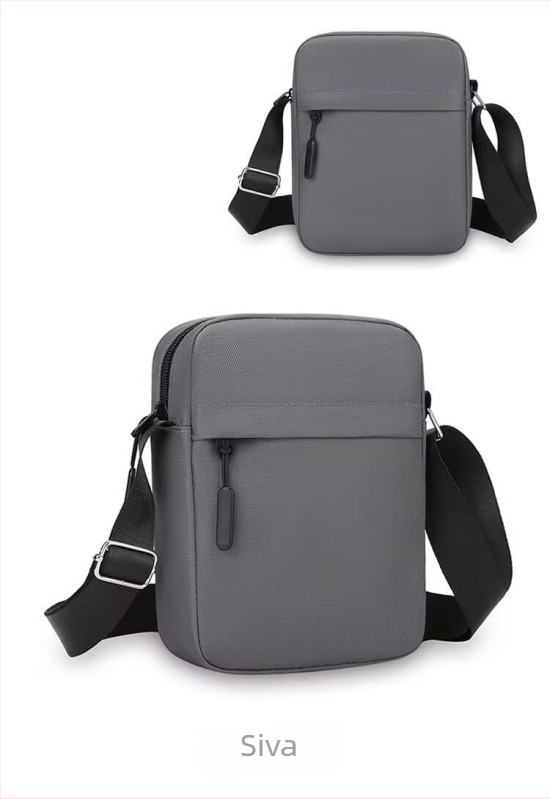 Muška crossbody torba, Ulični stil, Oxford tkanina, Vodootporna i otporna na habanje, Kanlemar