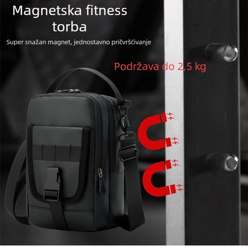 Tesiwei muška crossbody torba – PU vodootporna, ulični stil, jednobojni uzorak