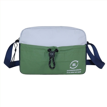 Unisex crossbody torba s prilagođenim logom, RPET najlon Oxford tkanina, džep za 12-inčni laptop, vodootporna i zaštita od krađe, podstava od najlona