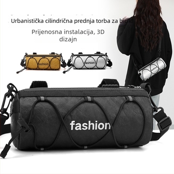 Muška sling torbica za bicikl — Materijal: Kraft papir; Podstava: poliester; Funkcija: smanjenje opterećenja; Stil: međunarodna moda; Proljeće 2025