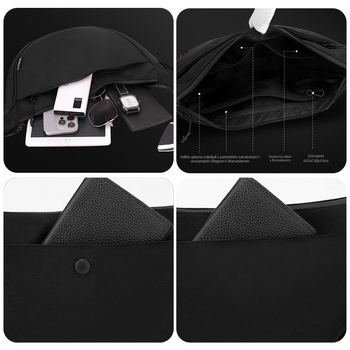 Muška crossbody torba za putovanje, Leisure Travel stil, Oxford platno, otporna na habanje, podstava od poliestera, ljeto 2025