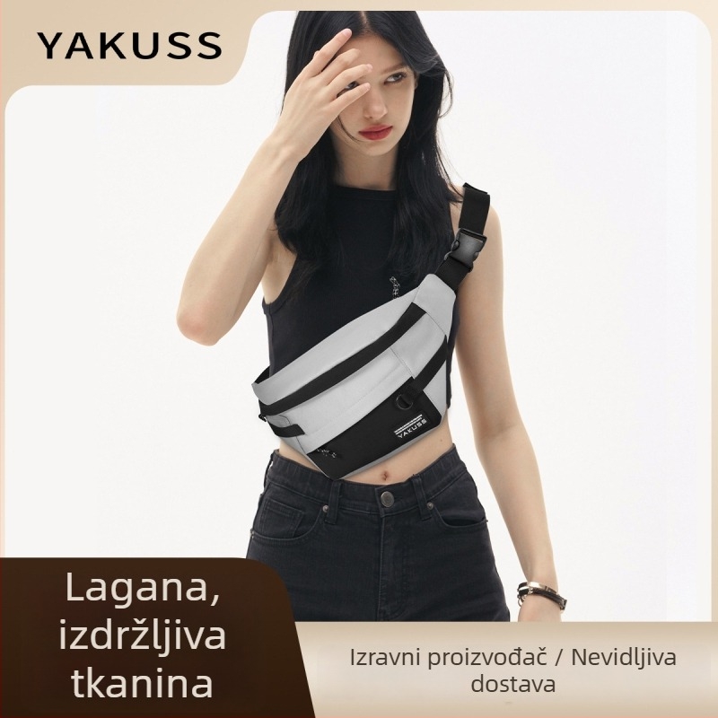 Muška crossbody torba, gradska jednostavnost, kod proizvoda Y57, materijal: kompozitna tkanina, ultra lagana i kompaktna za svakodnevnu upotrebu.