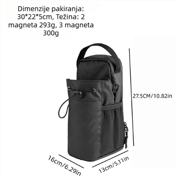 Muška torba preko ramena — gradski minimalistički stil, poliester, vodootporna, jednobojni dizajn, poliester podstava