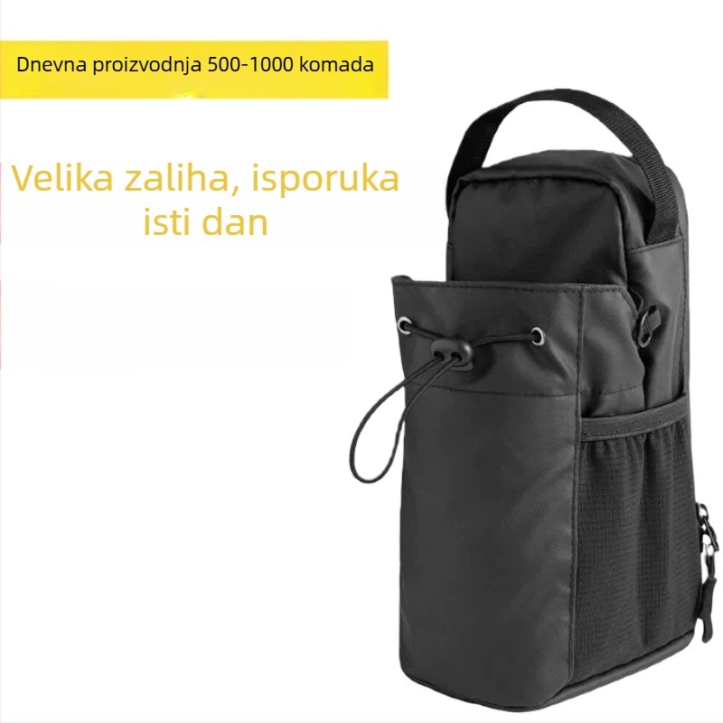 Muška torba preko ramena — gradski minimalistički stil, poliester, vodootporna, jednobojni dizajn, poliester podstava