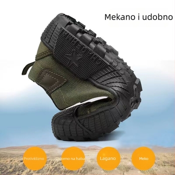 Radne tenisice od platna s kamuflažnim uzorkom, prozračne, unisex, vezice, gumeni potplat