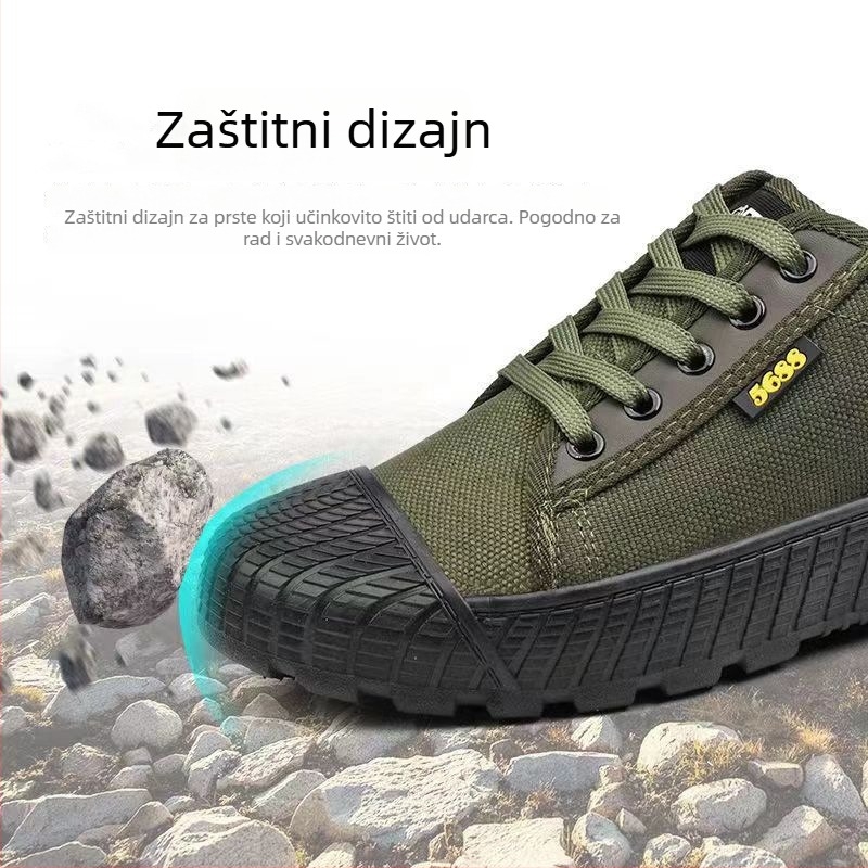 Radne tenisice od platna s kamuflažnim uzorkom, prozračne, unisex, vezice, gumeni potplat