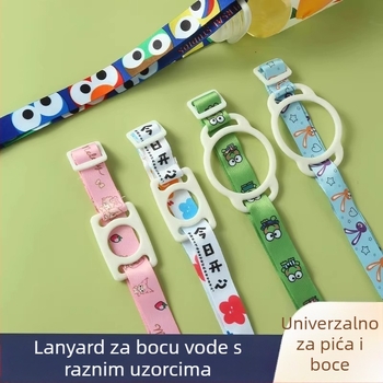 Lanac za bocu vode - materijal: svila, crossbody dizajn, proizvodni kod F99tMH786SH58S, opće namjene