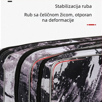 Torba za štapove s dvostrukim i trostrukim slojem, velika zapremina, pogodna za morski i obalni ribolov