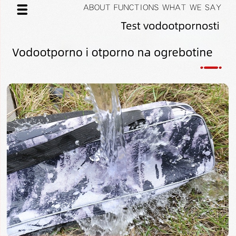 Torba za štapove s dvostrukim i trostrukim slojem, velika zapremina, pogodna za morski i obalni ribolov