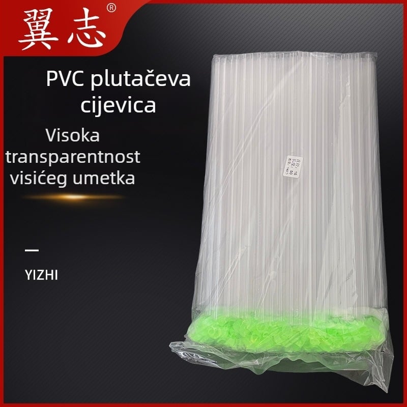Wing Chi prozirni plutac za ribolov od PVC-a, šuplji cijev, elektronička noćna svjetlost, jednostavno pakiranje