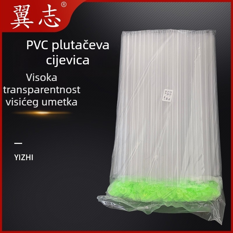 Wing Chi prozirni plutac za ribolov od PVC-a, šuplji cijev, elektronička noćna svjetlost, jednostavno pakiranje
