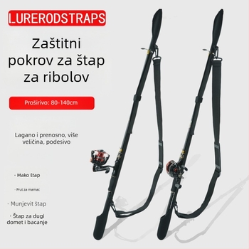 Zaštitni pokrov štapa za mamce s remenom – Torba za štap i univerzalna skladišna torba