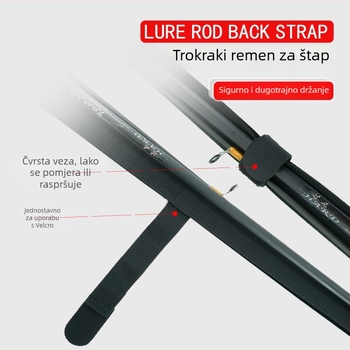 Zaštitni pokrov štapa za mamce s remenom – Torba za štap i univerzalna skladišna torba