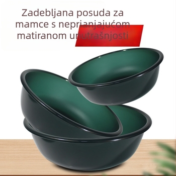 Set od tri posude za mamac, debeli i duboki dizajn, neprijanjiva posuda za raspodjelu mamca za velike crne jame