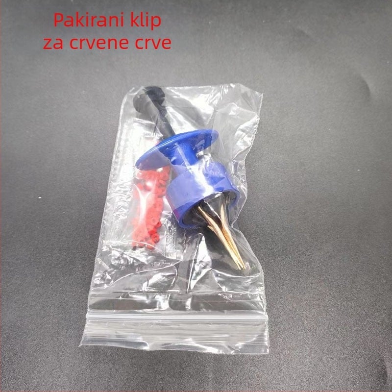Plastični klip za crve – alat za vezivanje mamca za ribolov