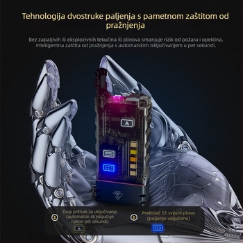 Vanjska punjiva mini LED lanterna s alarmom protiv vukova — Višenamjenska mini LED lampica za ključeve (Marka Ruigu; LED; Kapacitet baterije 150; Punjenje; Ručno pokretanje)