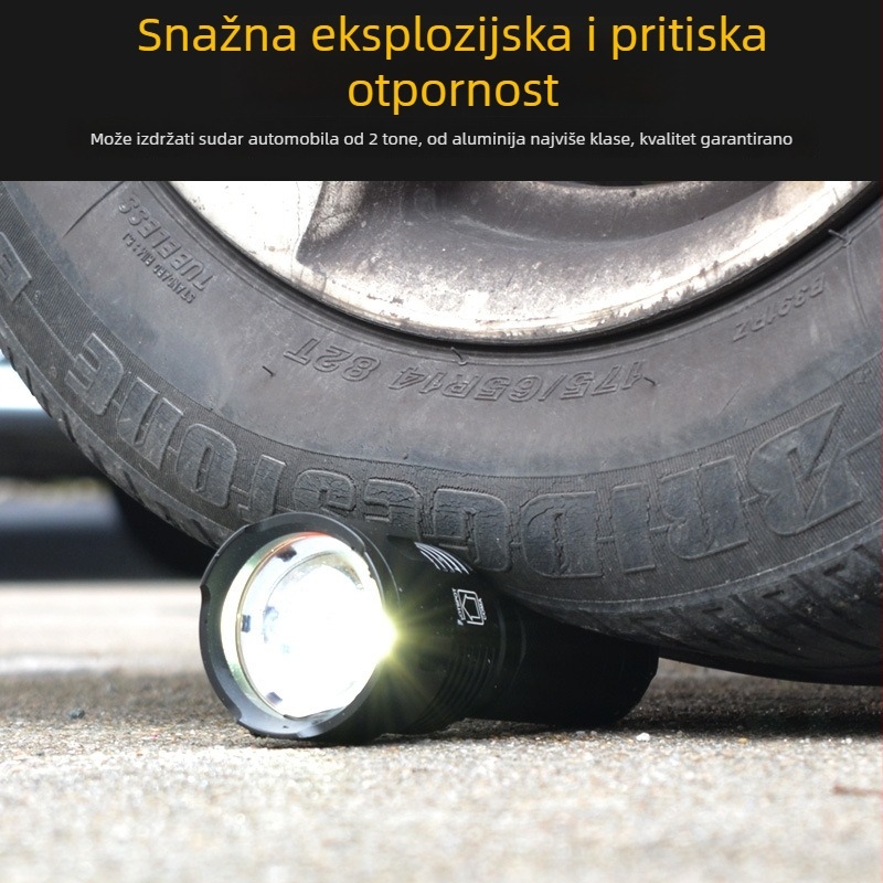 Punjavajuća LED svjetiljka SHENYU God Fish, aluminijska legura, 10-30 W, 26650 baterija, domet 200-500 m, 360° rotacija