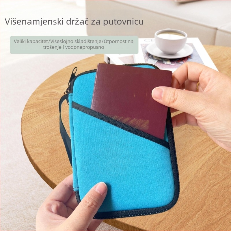 Putničko držač za pas i dokumente - Anti-krađa, izuzetno lagan, prozračan, unisex, poslovni stil (Materijal: diving cloth; Podstava: poliester; Kategorija: držač za putovnicu/dokumente)