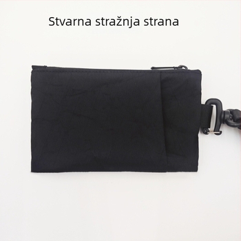 RFID-blokirajući mini novčanik – ultra lagan unisex držač kartica za putovanja, poliester, protiv krađe i protiv prijevare