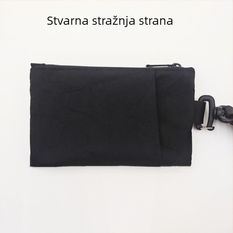 RFID-blokirajući mini novčanik – ultra lagan unisex držač kartica za putovanja, poliester, protiv krađe i protiv prijevare