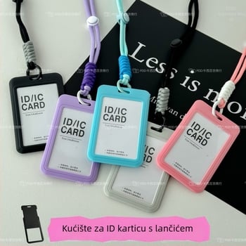 Držač kartice s lanyardom – album stil, plastika, kreativni dizajn