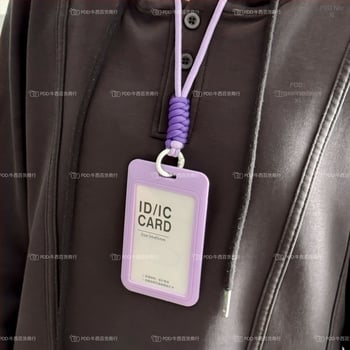 Držač kartice s lanyardom – album stil, plastika, kreativni dizajn