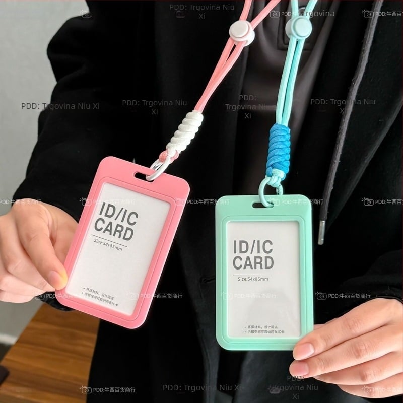 Držač kartice s lanyardom – album stil, plastika, kreativni dizajn