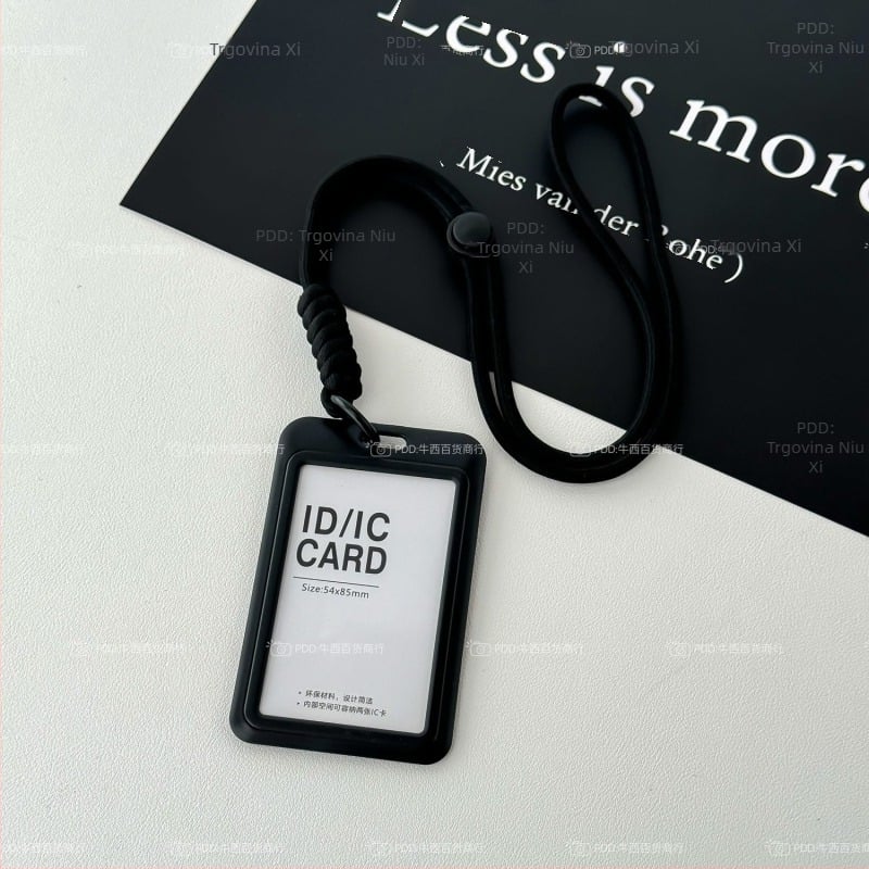 Držač kartice s lanyardom – album stil, plastika, kreativni dizajn